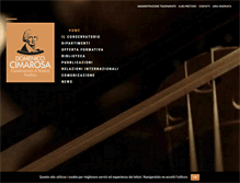 Tablet Screenshot of conservatoriocimarosa.org